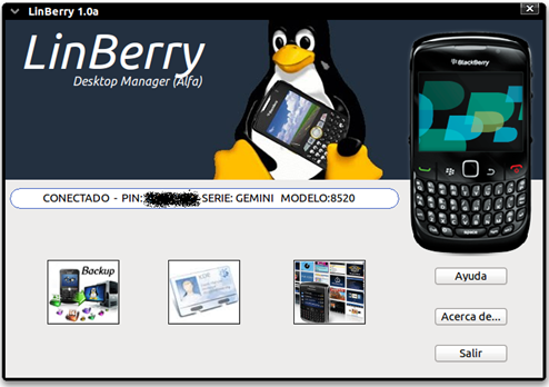 LinBerry: Gestor de dispositivos Blackberry para Linux