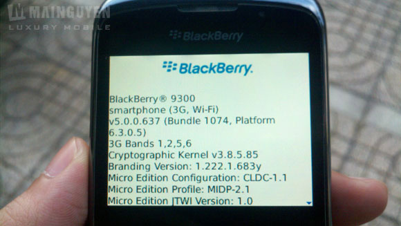 BlackBerry curve 9300
